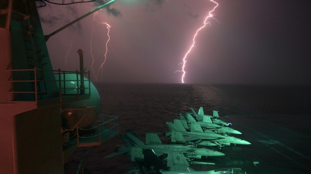 Lightning-flashes-USS-Ike
