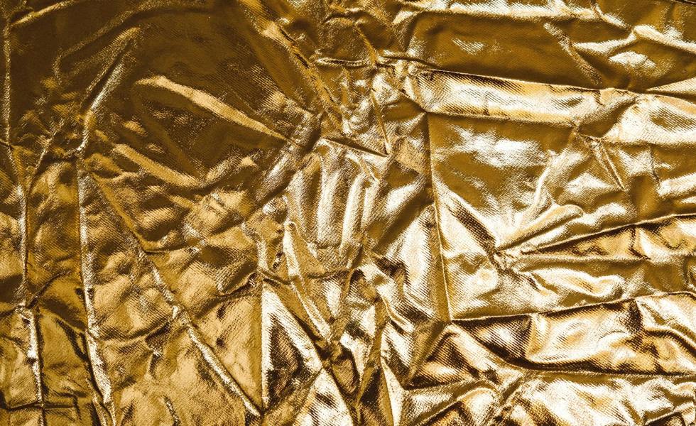 gold textile